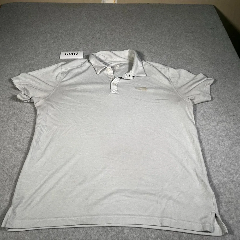 The‎ North Face FlashDry Performance Polo Shirt Mens XL Gray Collared Golf